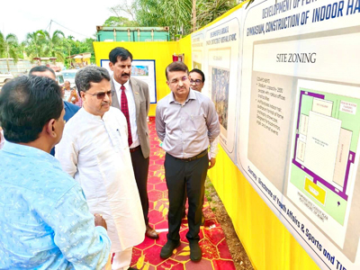 Chief Minister Dr Manik Saha laid foundation stone at CCB, CDC and Special Ward at GB hospital in Agartala on November 3rd.